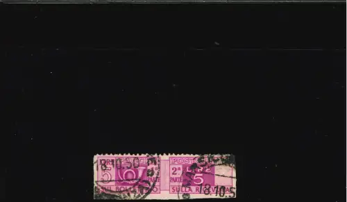 POSTPAKETE 5 L. NUR OBEN GEZÄHNT