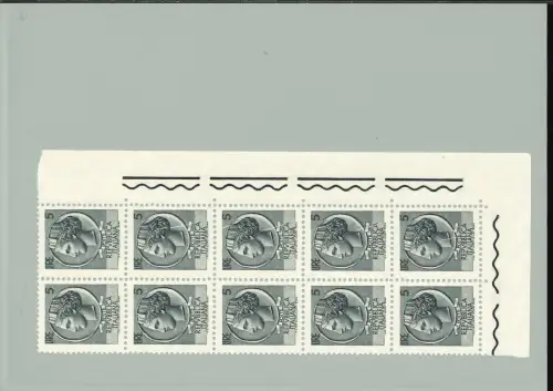 SIRACUSANA 5 L VINYL BLOCK ANG. DI 10, LINKER STREIFEN MIT PAPIERFALTEN UND WEISSEN STREIFEN