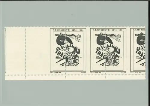 ARTE MARINETTI VERTIKAL VERSCHOBENER DREIZAHNSTREIFEN OHNE ROT