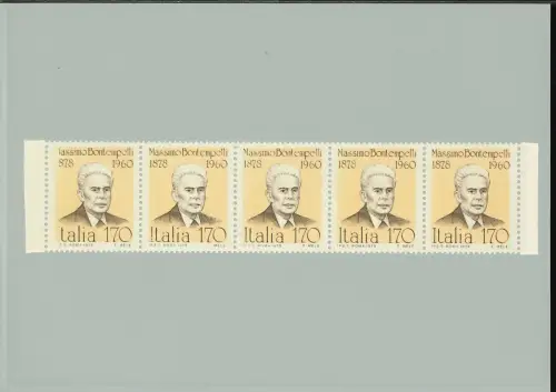 ILLUSTRIERTE BONTEMPELLI FÜNFSTREIFEN DER WERT RECHTS OHNE M UND 1