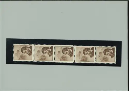 PRÜFZELLEN FÜR MASCHINEN 5-STREIFEN, VON DENEN EINE NICHT VERTIKAL GEZÄHNT IST. CARRARO