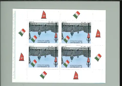 TRIEST INNENBLATT UMGEDREHT ANGEBRACHT