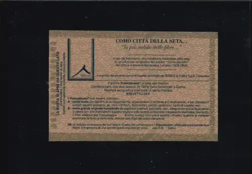 FRANKOBUSTA 5000 L. KONSORTIL UND VERSCHIEDENE SCHRIFTZÜGE TASCHENTÜCHER