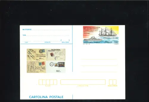 MILITÄRISCHE MARINE POSTKARTE UNTEN