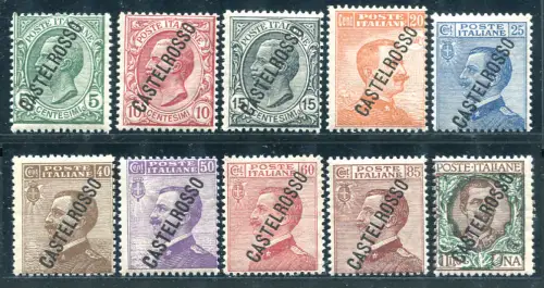 Castelrosso Nr. 15/24 komplette Serie MNH
