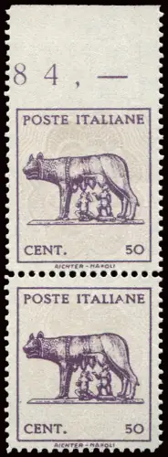 Ungezähnte filigrane Lupe oben