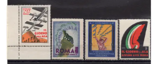 1930 Transatlantik Flugkreuzfahrt - Erinnofili - Der Tag des Flügels - Balbo