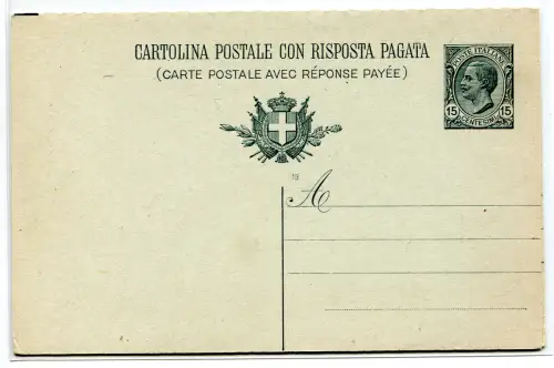 C.P. Löwen c. 15 + 15 Schiefer auf Grün Nr. C 42. neu perfekt