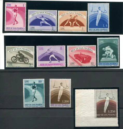 Sportpropaganda komplette Serie in hervorragender Qualität und Zentrierung