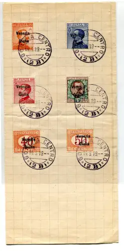 Venezia Giulia - Briefmarken Italiens gestempelt