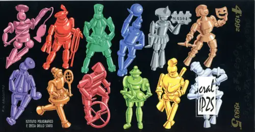 Erinnerungszettel Sozialveranstaltung 1992 - 1993