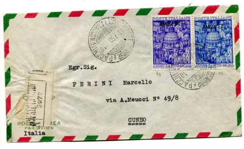 Triest A - Heiliges Jahr auf Umschlag Racc. espresso