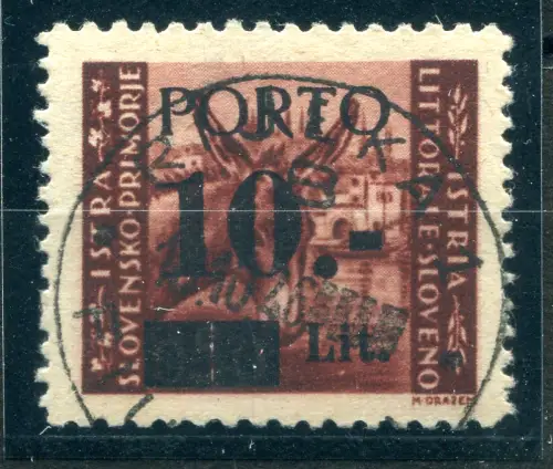 Istrien Slowenische Küste Steuermarken Nr. 4 Dübel II gebraucht