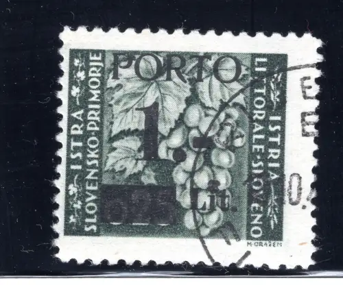 Istrien Slowenische Küste Steuermarken Nr. 1 gebraucht