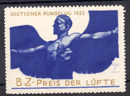 DEUTSCHER RUNDELUG 1925 b z Preis der LUFT