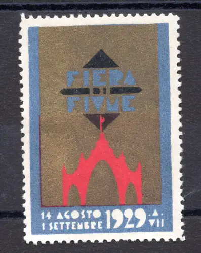 Erinnofilo von der Flussmesse von 1929