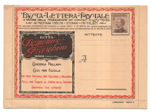 Lombardei Serie 2 Domenico Fraschini - B.L.P gelber Karton