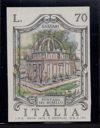 Brunnen Lire 70 Sassari ungezähnte Sorte