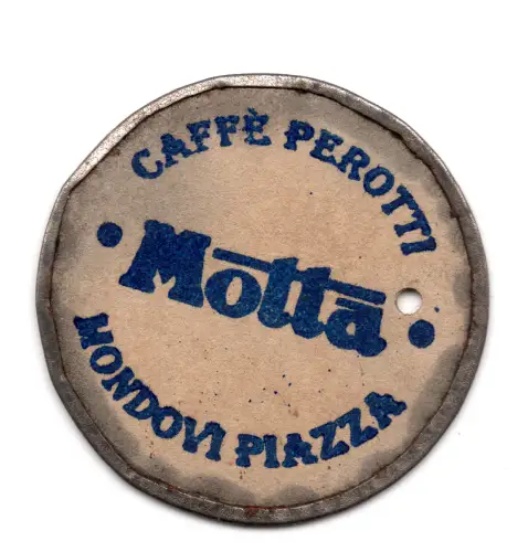 Motta (blau) Bedarfsmarke