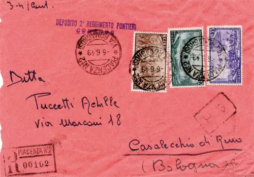 Risorgimento Lire 12 + Ergänzungen + Espresso