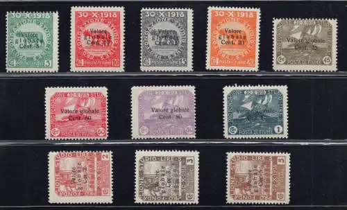 Fluss - Gesamtwert Nr. 88/98 komplette Serie feine Schriftarten