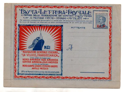 Nazionale 1-10 Navazione Italiana - B.L.P (blauer Karton) 2