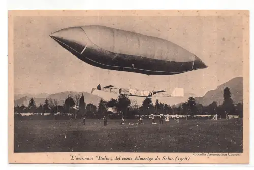 Flugzeug Italien - Monochromkarte