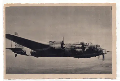 Flugzeug Piaggio P 108 in Navigation - Postkarte