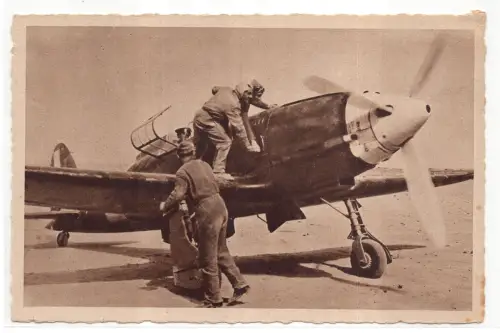 Macchi 202 Motorentest - Postkarte