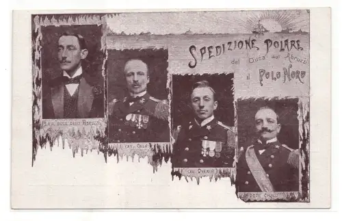 Polarspedition des Herzogs der Abruzzen - Postkarte