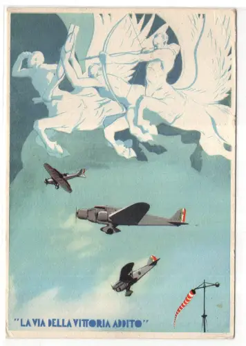 Scuola Aerea Observazione Cerveteri - Postkarte Edition Boeri