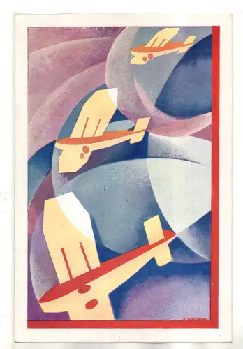 Futurismus - Canevari - Luftbild - Postkarte Ed. Boeri