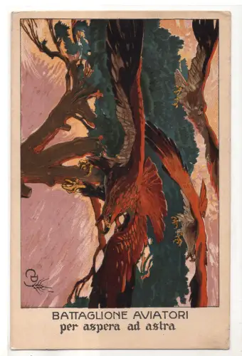 Fliegerbataillon Design von Duilio Cambellotti