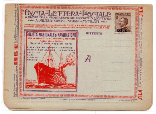 Piemont 2 Società Naz. di Navigation - B.L.P