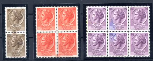 Syrakus Lire 10, 20 und 25 Sterne I. Typ - Lot Sorte