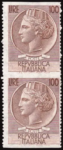 Syrakus Lire 100 Sterne ungezahnte Sorte