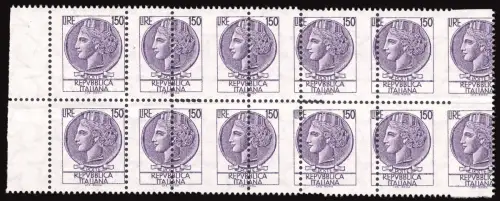 Syrakus Lire 150 Sortenblock