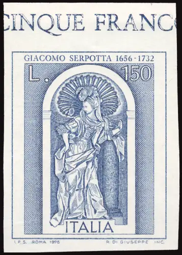 Arte Italiana 1976 Serpotta Sorte ungezähnt