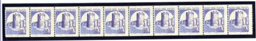 Schlösser Spulenausgabe Lire 200 Streifen aus zehn Sorten
