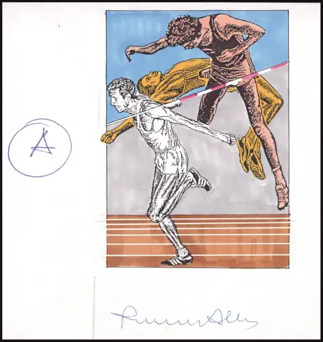 Leichtathletik Hallenmeisterschaft - Testskizze