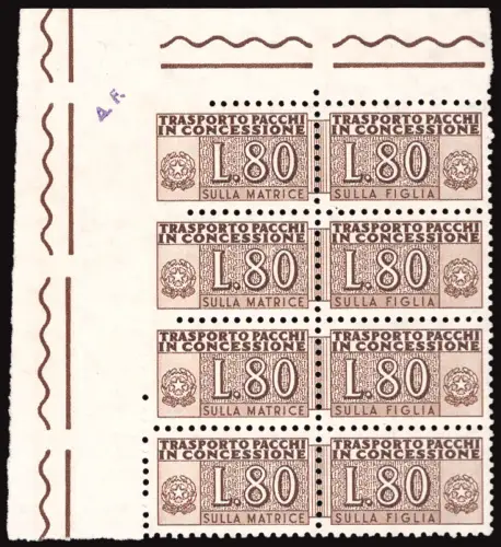 Pakete Konzession Lire 80 Sorten wunderschöner vertikaler Streifen