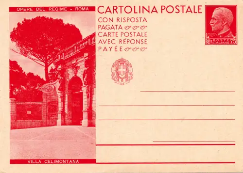 C.P. Werke des Cent-Regimes. 75 + 75 Villa Celimontana