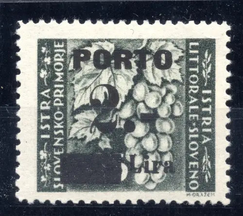 Istrien Slowenische Küste Steuermarken Hafen Ziffer 2 Kurve