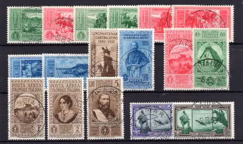 Emissions Generali Cinquantenario Garibaldino Serie gebraucht