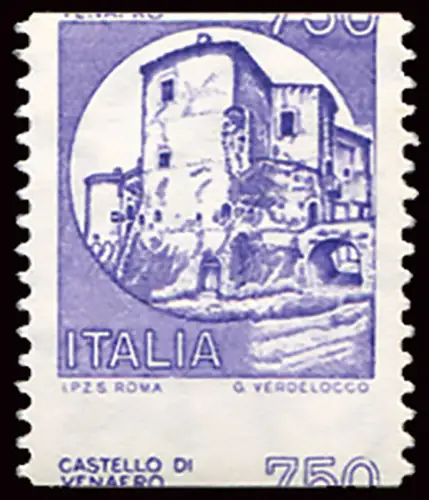 Castelli Lire 750 Sortenmaschinen verschobener Schnitt