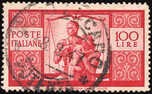 Democratica Lire 100 Sorten Position. 58 Prima Lastra