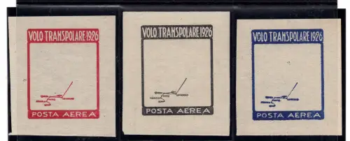 Nobile - Transpolarflug 1926 - Ungezahnte Druckprobe