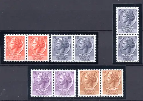 Syrakus Verteilermaschinen - Paare mit 4 Werten