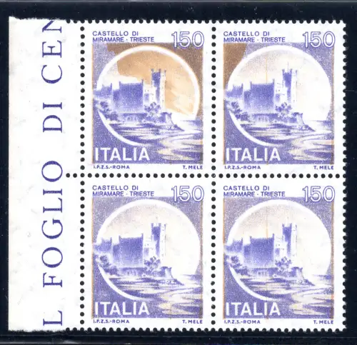 Castelli Lire 150 Sorten Vergänglicher Druck