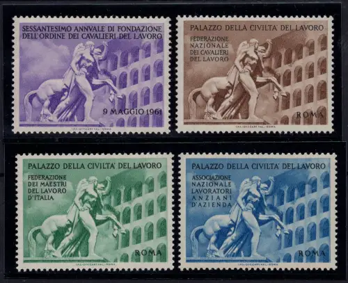 Civility del Lavoro - Die Serie mit vier Werten in verschiedenen Farben